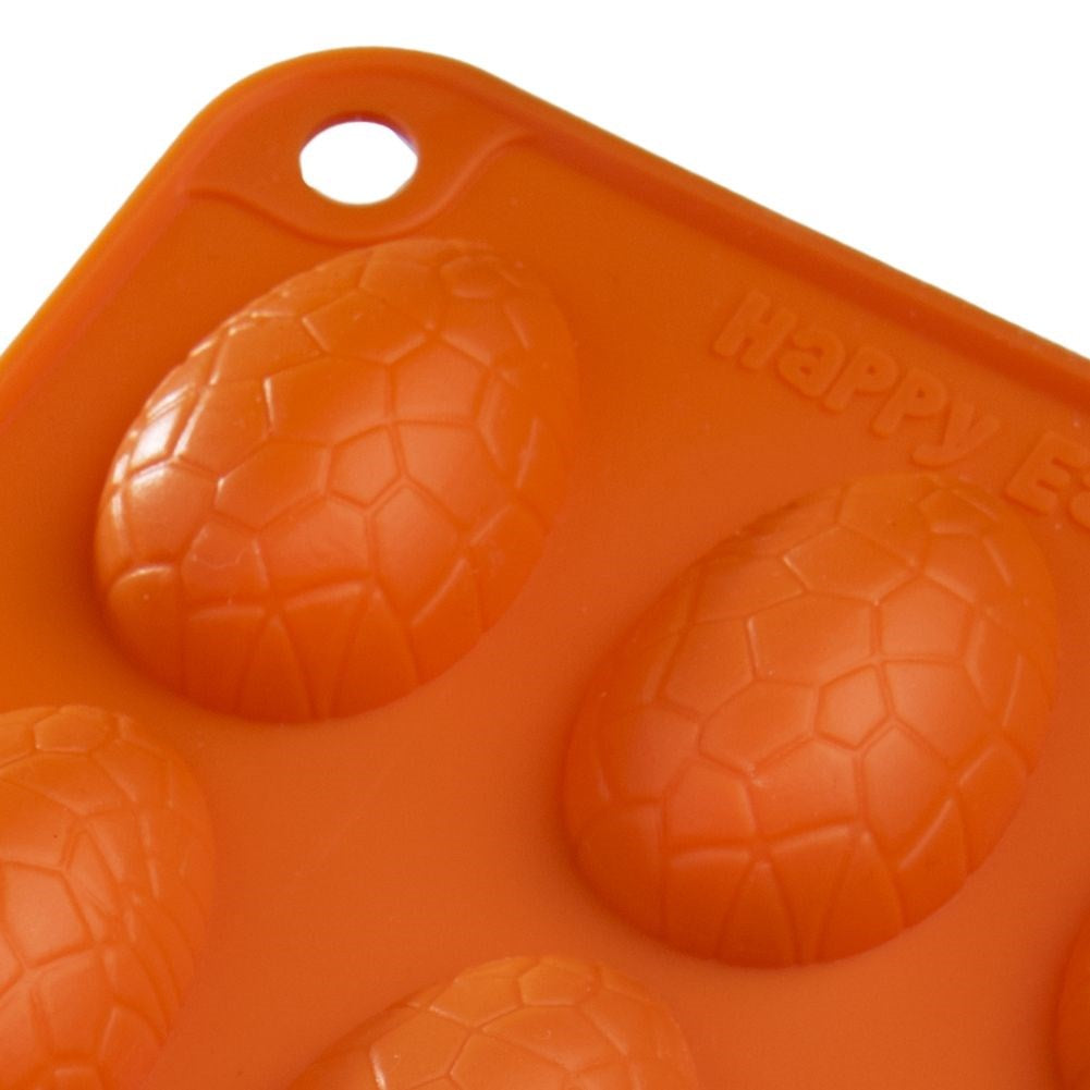 Silicone cake and praline mold, orange, eggs, SILLINIE