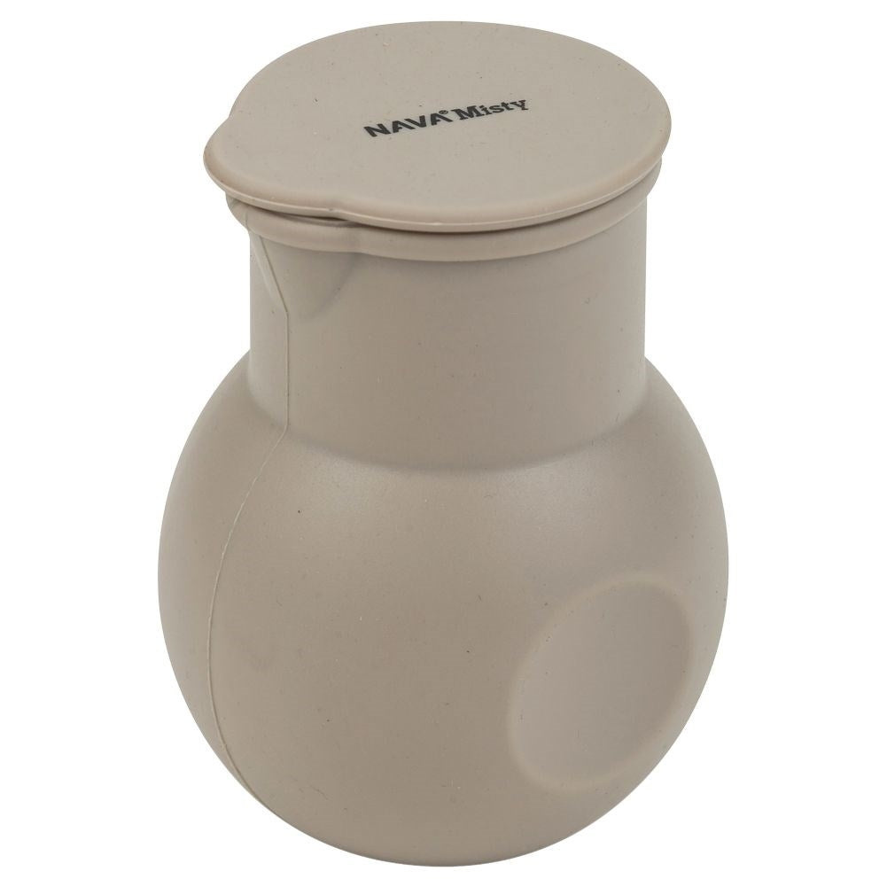 Silicone container with lid for melting in microwave