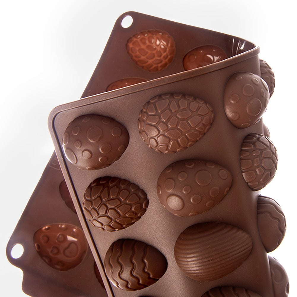 Silicone cookie and praline mold, eggs, SILLINIE