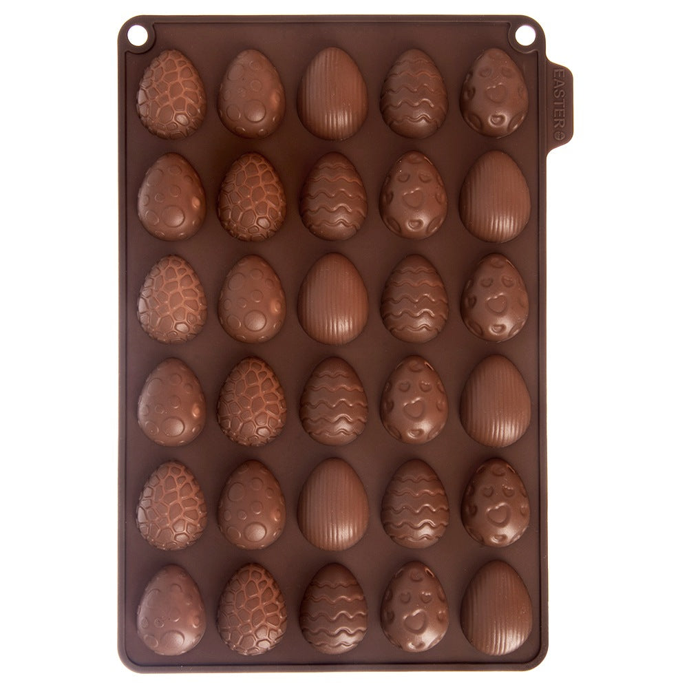 Silicone cookie and praline mold, eggs, SILLINIE