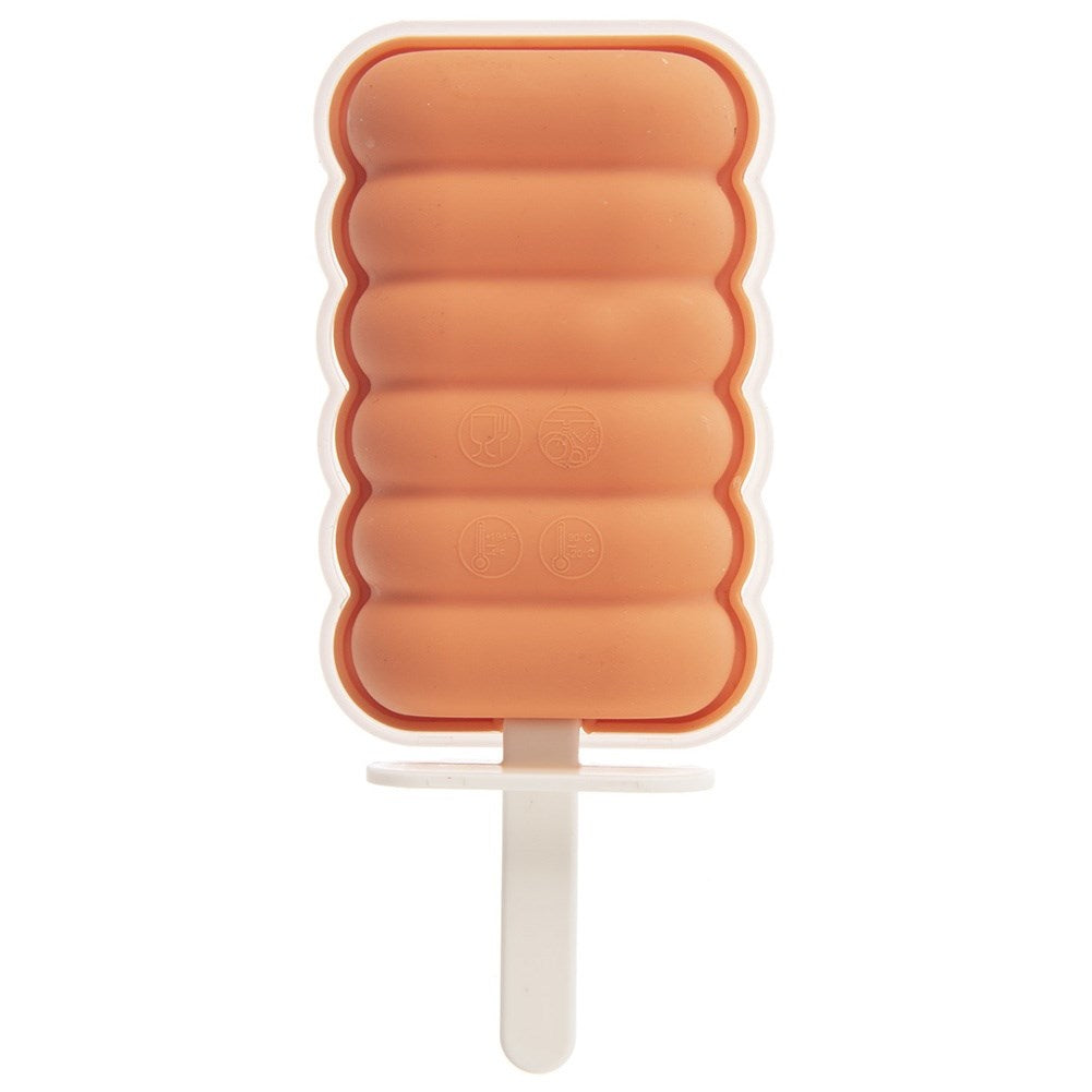 Silicone ice cream mold with lid