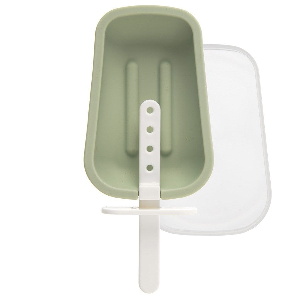 Silicone ice cream mold with lid