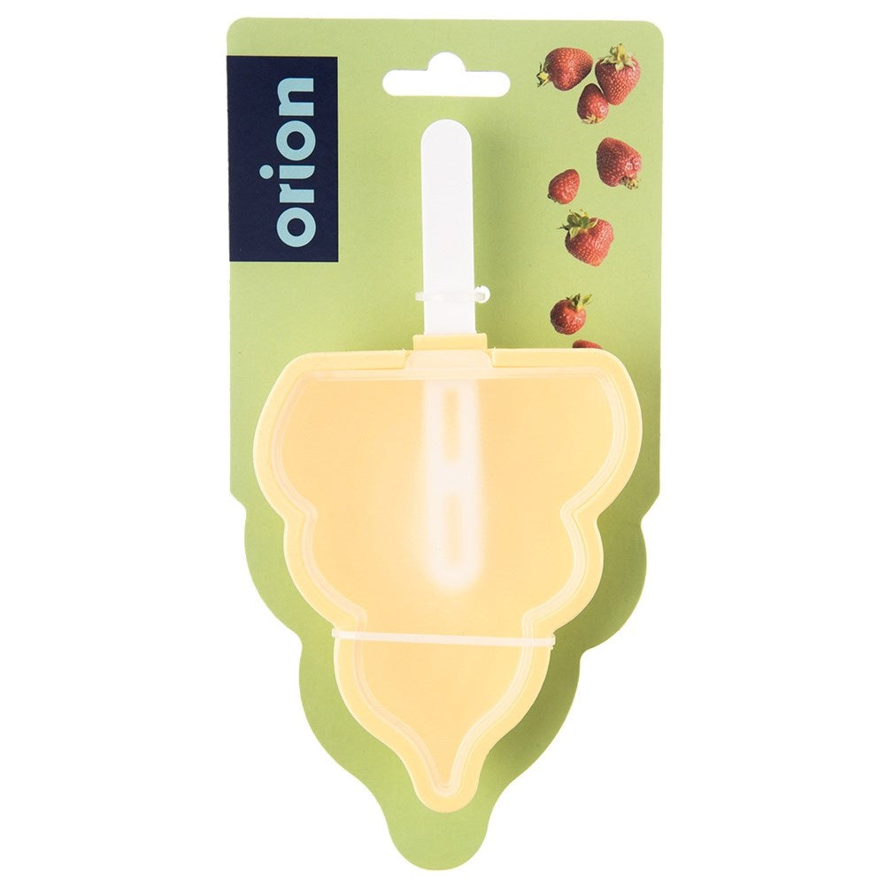 Silicone ice cream mold with lid