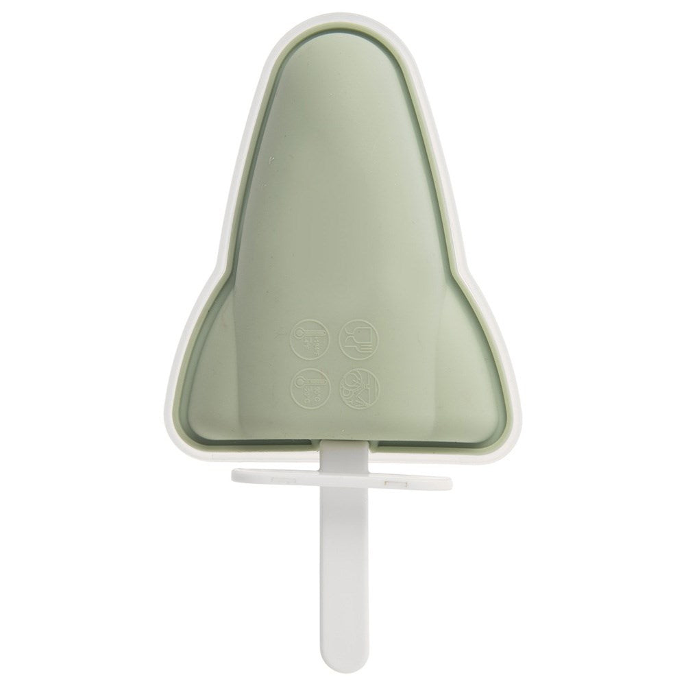 Silicone ice cream mold with rocket lid