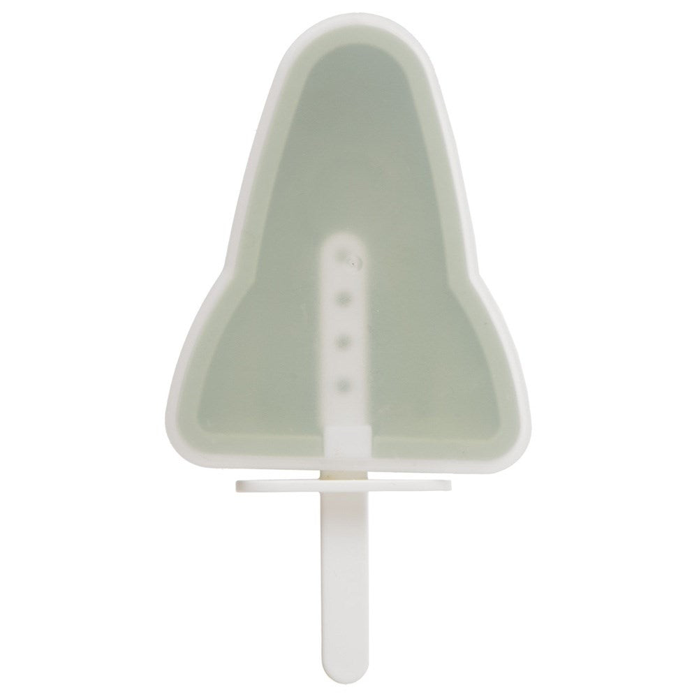 Silicone ice cream mold with rocket lid