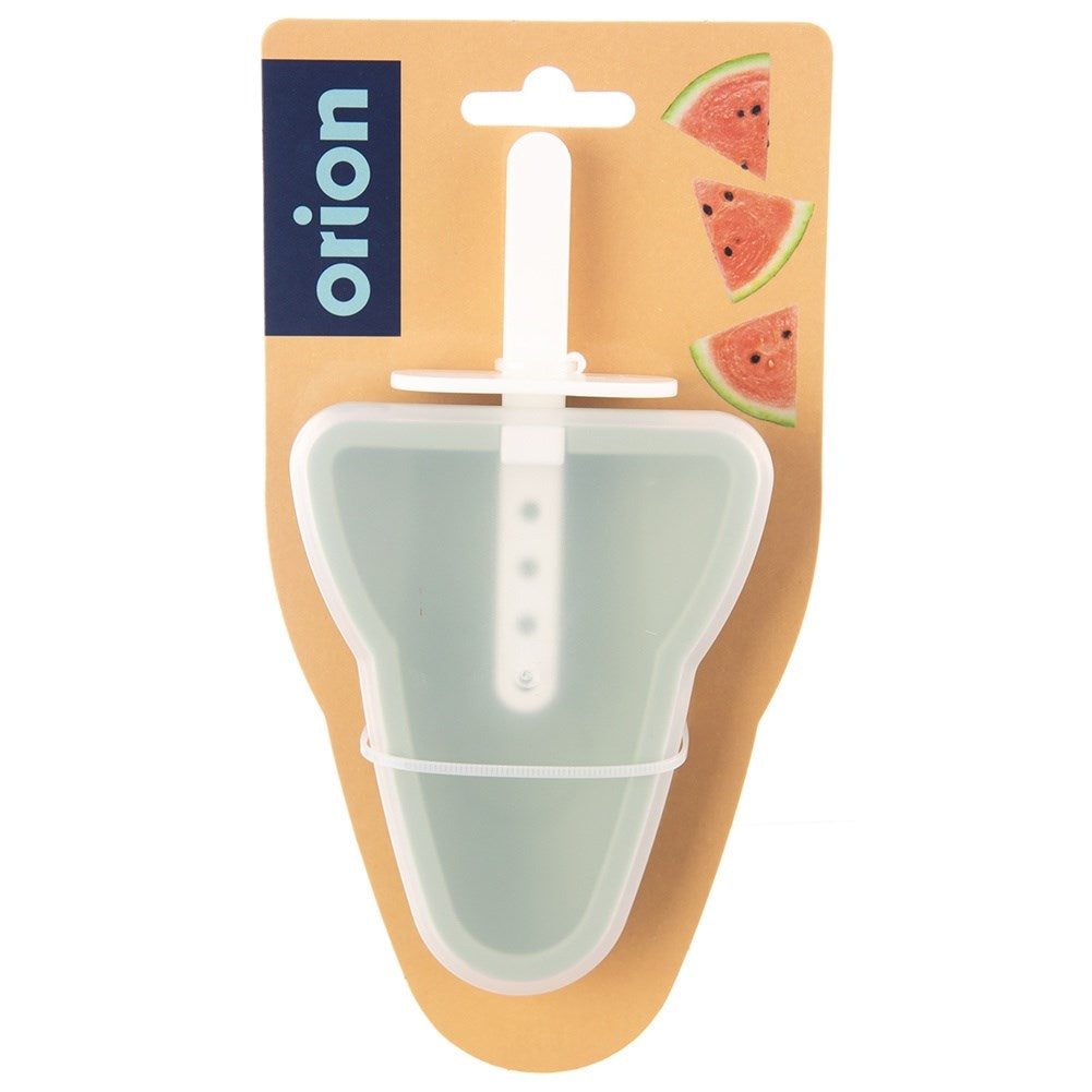 Silicone ice cream mold with rocket lid