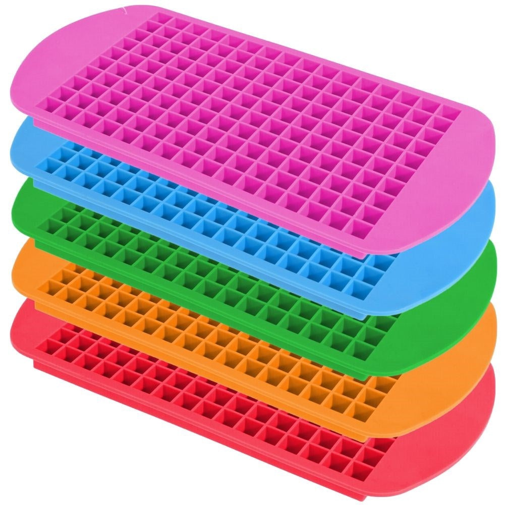 Silicone mold for 160 small ice cubes - water or juice