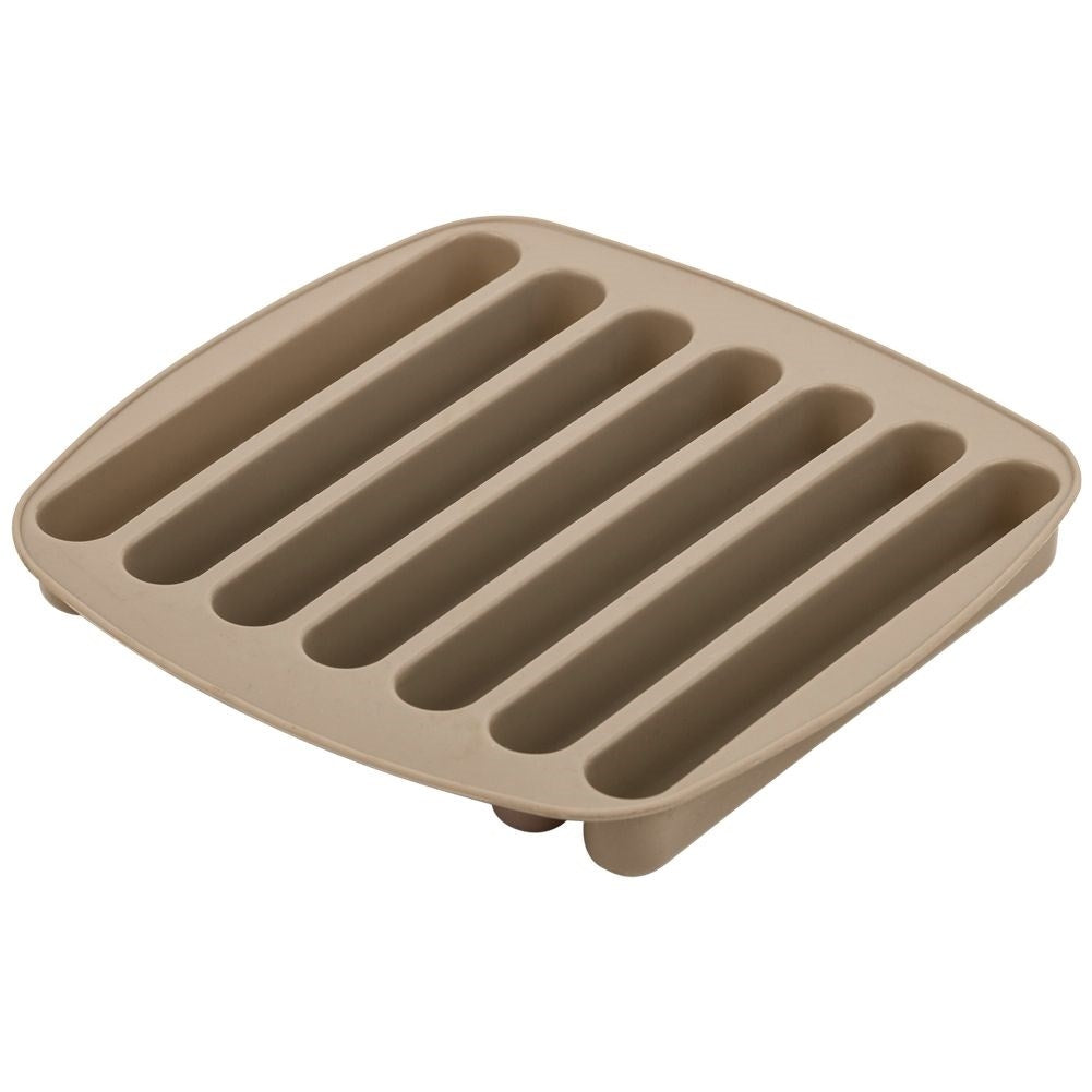 Silicone mold for 7 oblong ice cubes and chocolate chunks