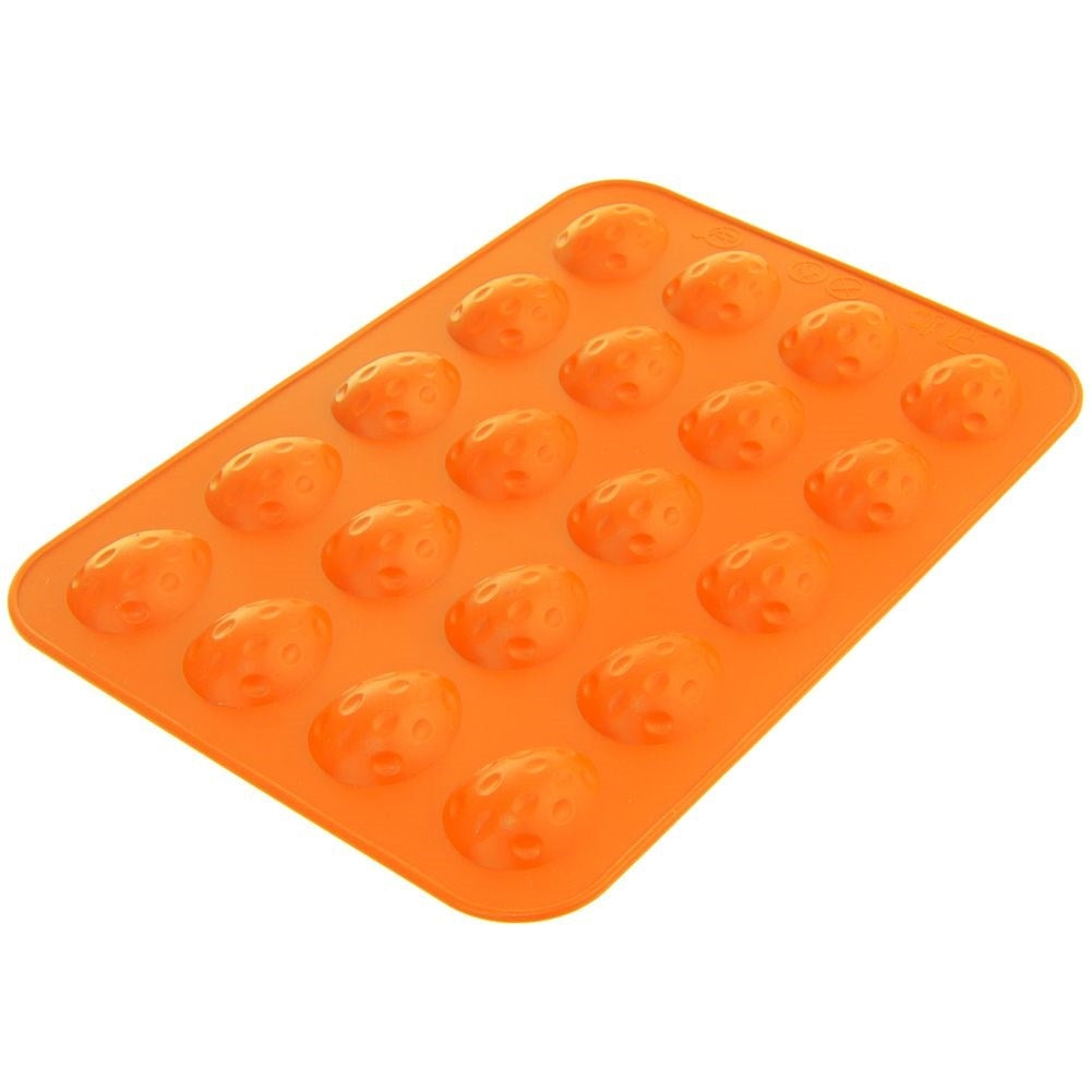 Silicone mold for brittle nut-shaped cookies - flexible and durable