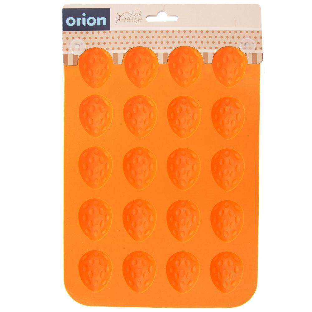 Silicone mold for brittle nut-shaped cookies - flexible and durable
