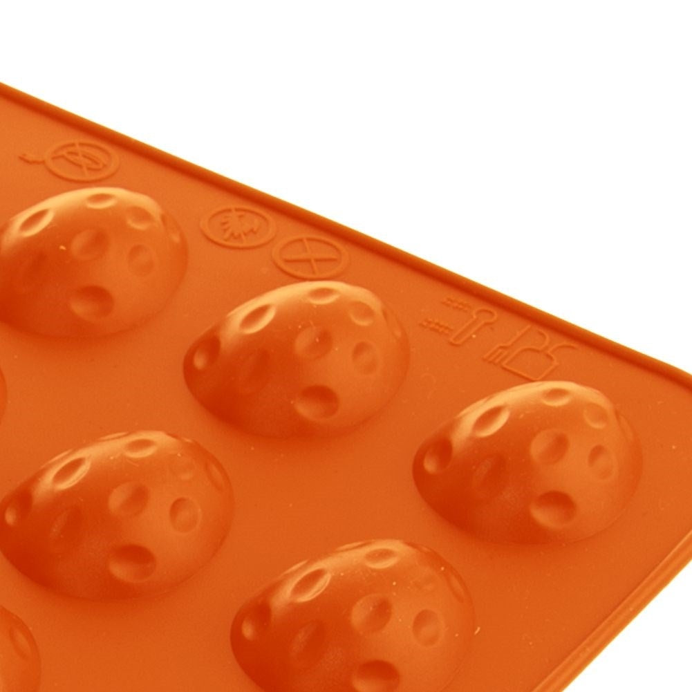 Silicone mold for brittle nut-shaped cookies - flexible and durable
