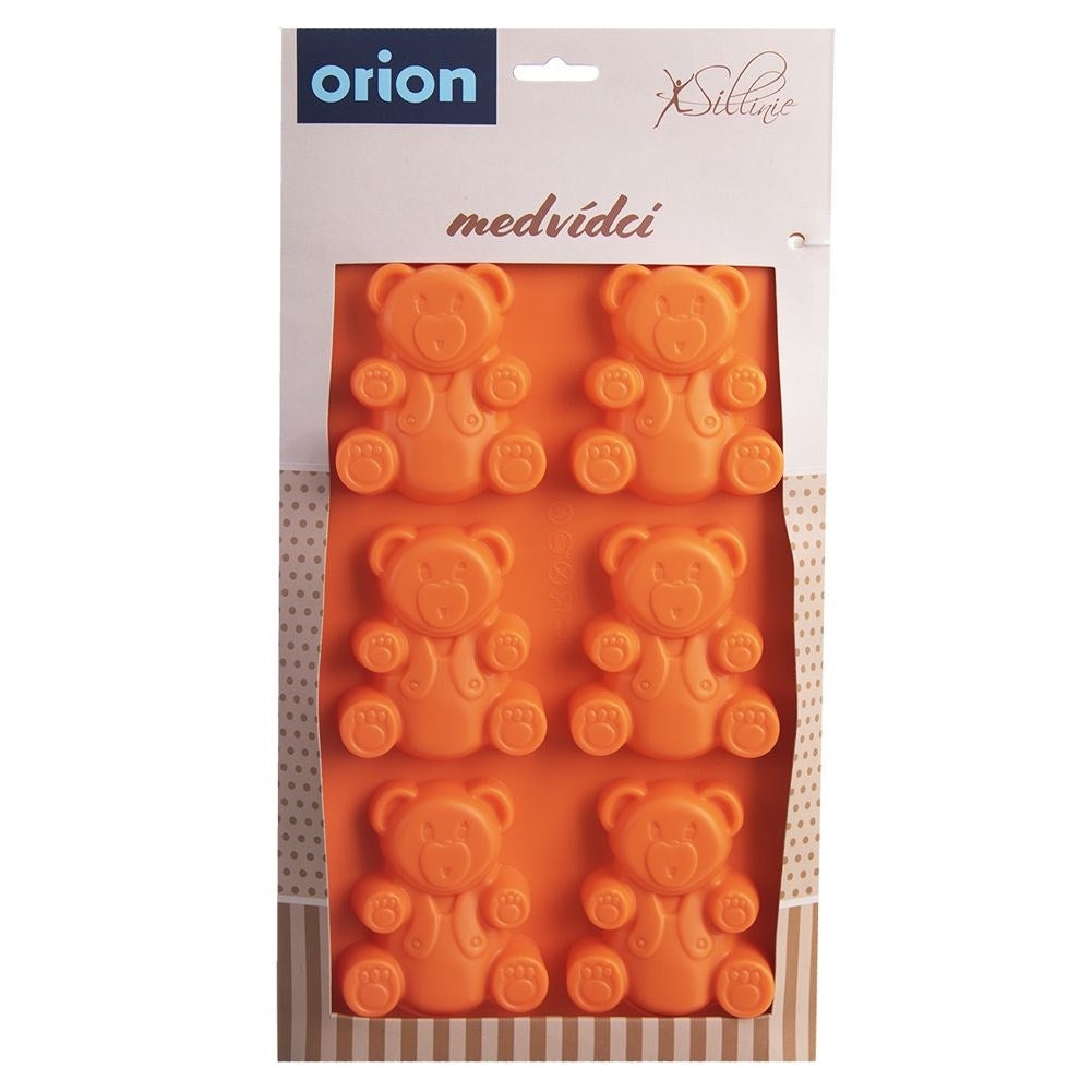 Silicone mold for easy bear-shaped cake baking