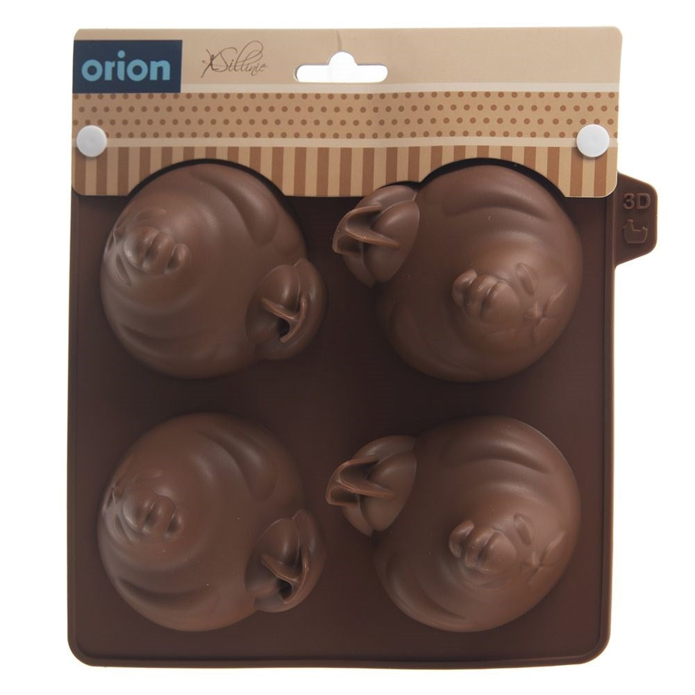 Silicone mold for muffins, cookies and chocolate - chickens