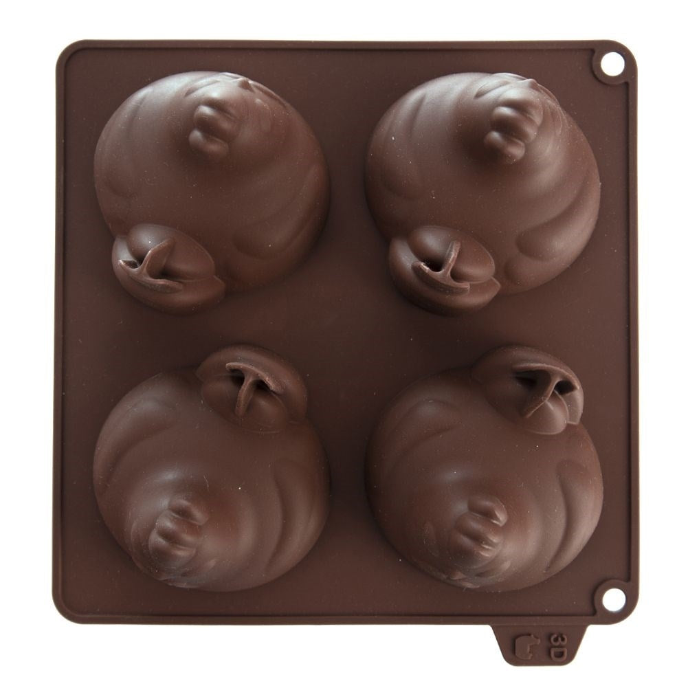 Silicone mold for muffins, cookies and chocolate - chickens