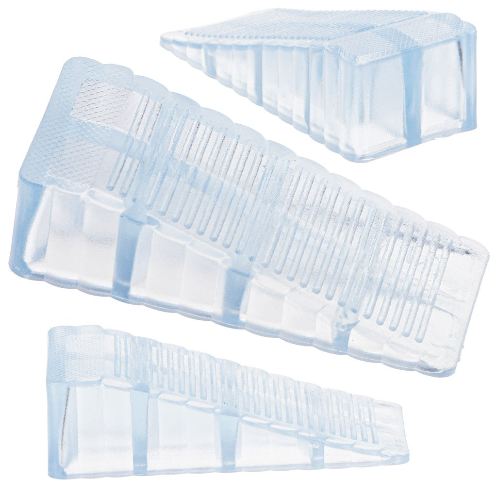 Silicone stopper wedge door lock transparen