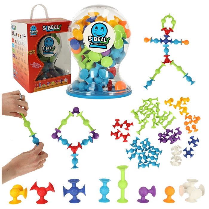 Silicone suction pads construction blocks 50 pieces