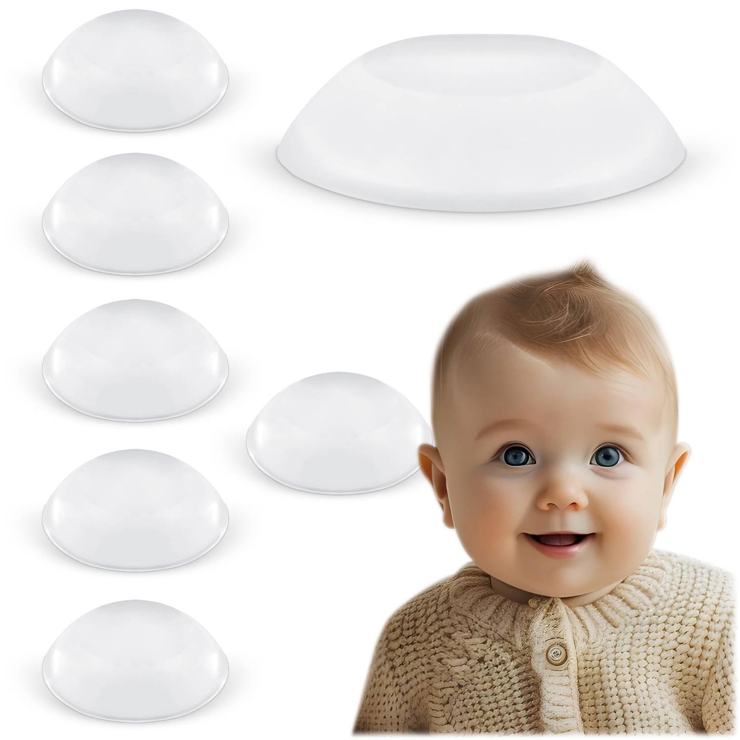 Silicone wall protection - 6 pcs. Ricokids RK-989