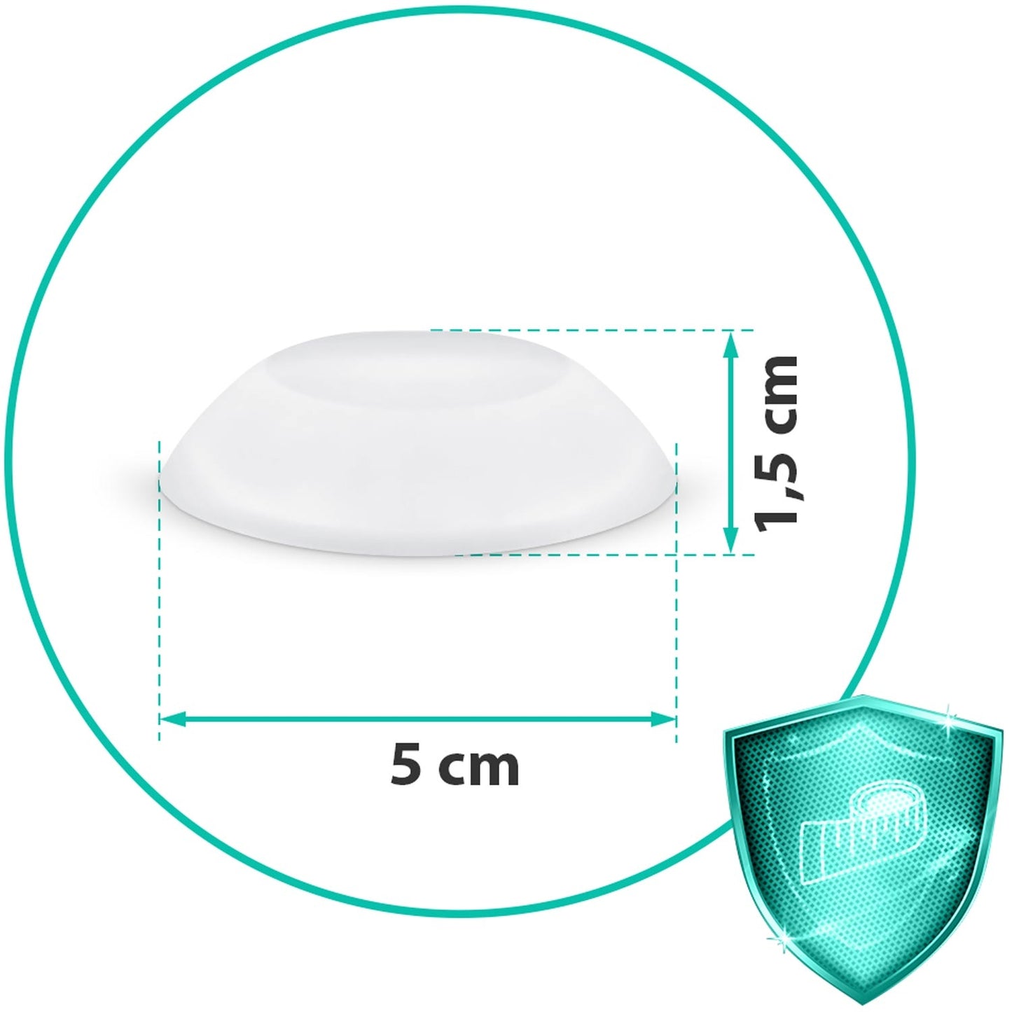 Silicone wall protection - 6 pcs. Ricokids RK-989