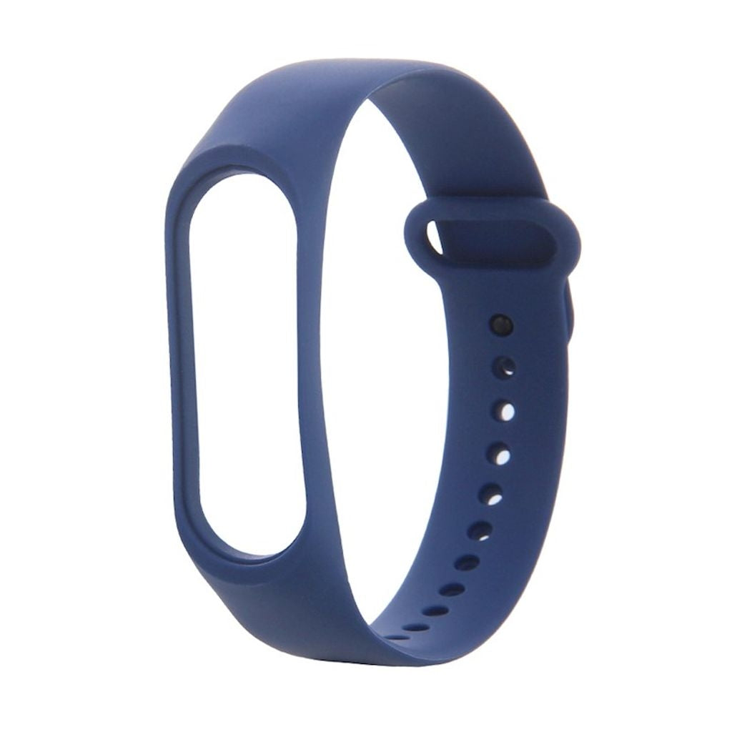 Silicone watch strap for Xiaomi Mi Band 9 - Navy Blue