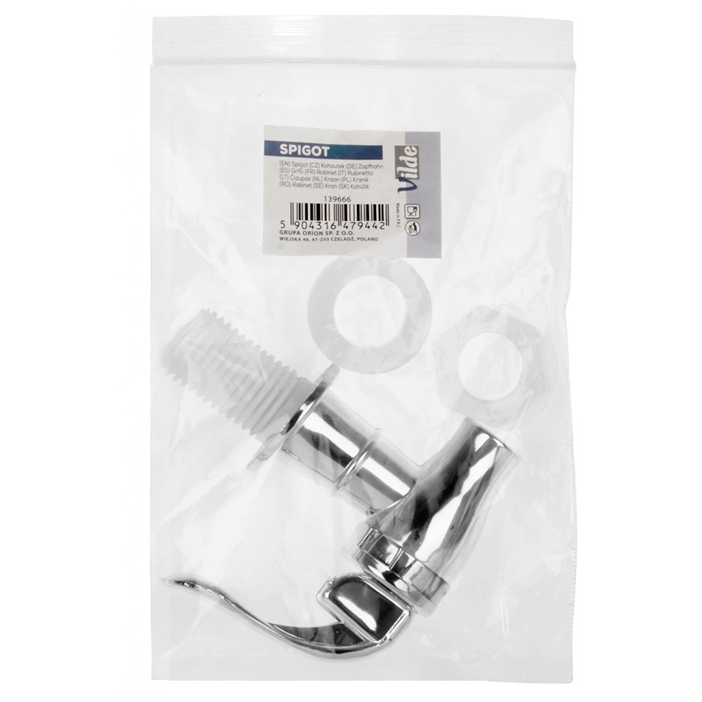 Silver Drinks Jar Tap