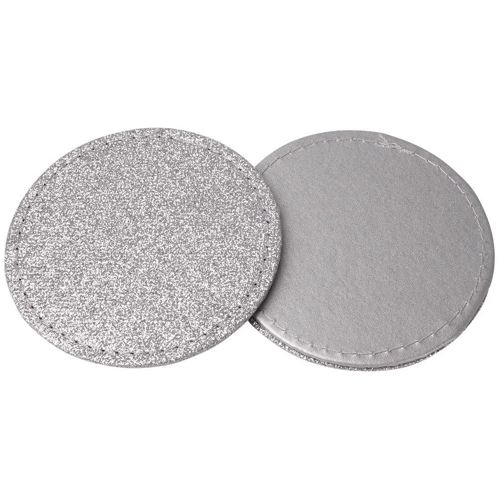Silver cup coasters 10 cm 4 pcs.
