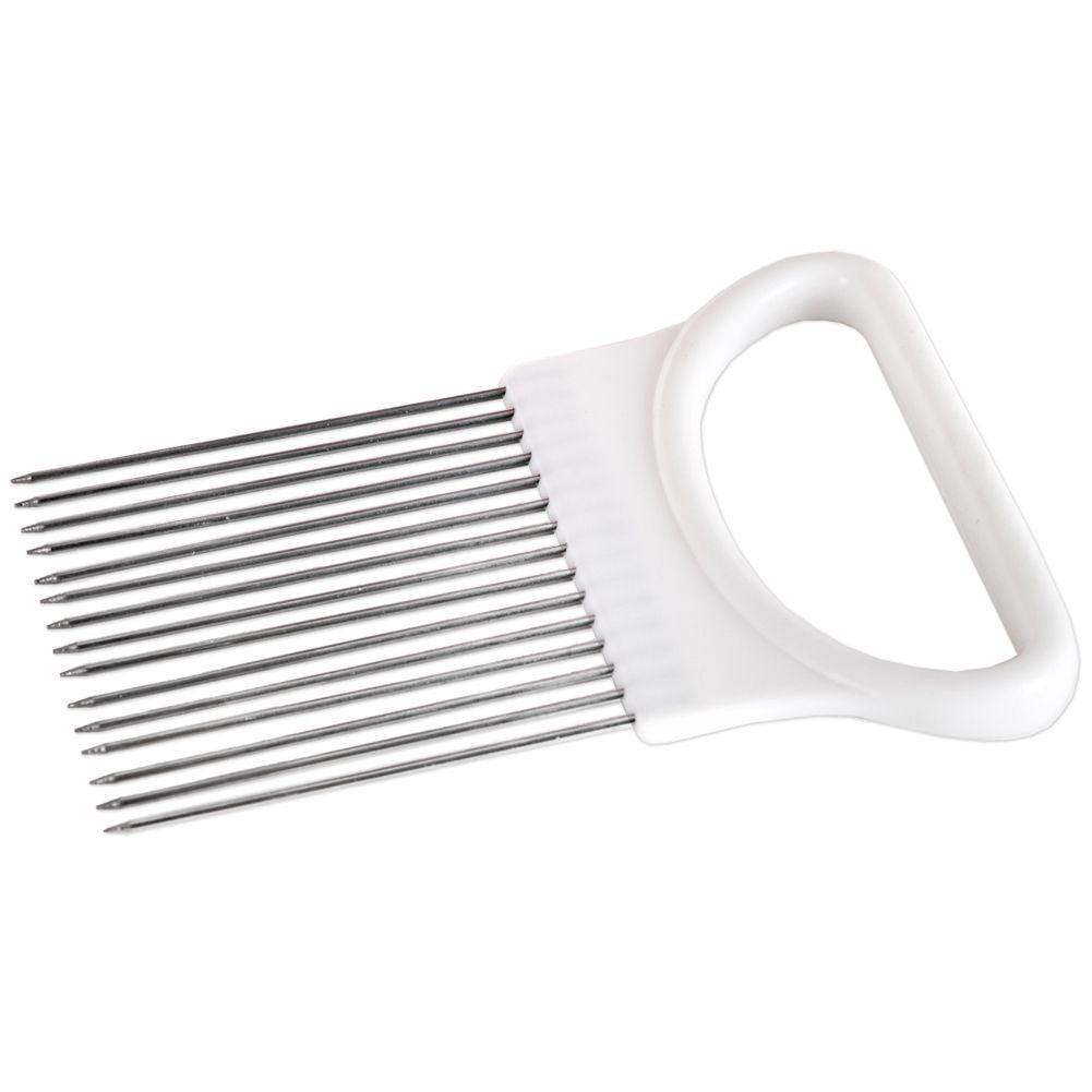 Simple and safe onion cutting with practical holder