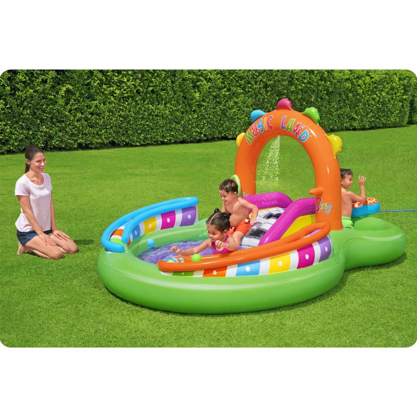 Sing 'N splash inflatable playground 295 x 190 x 137 cm Bestway 53117