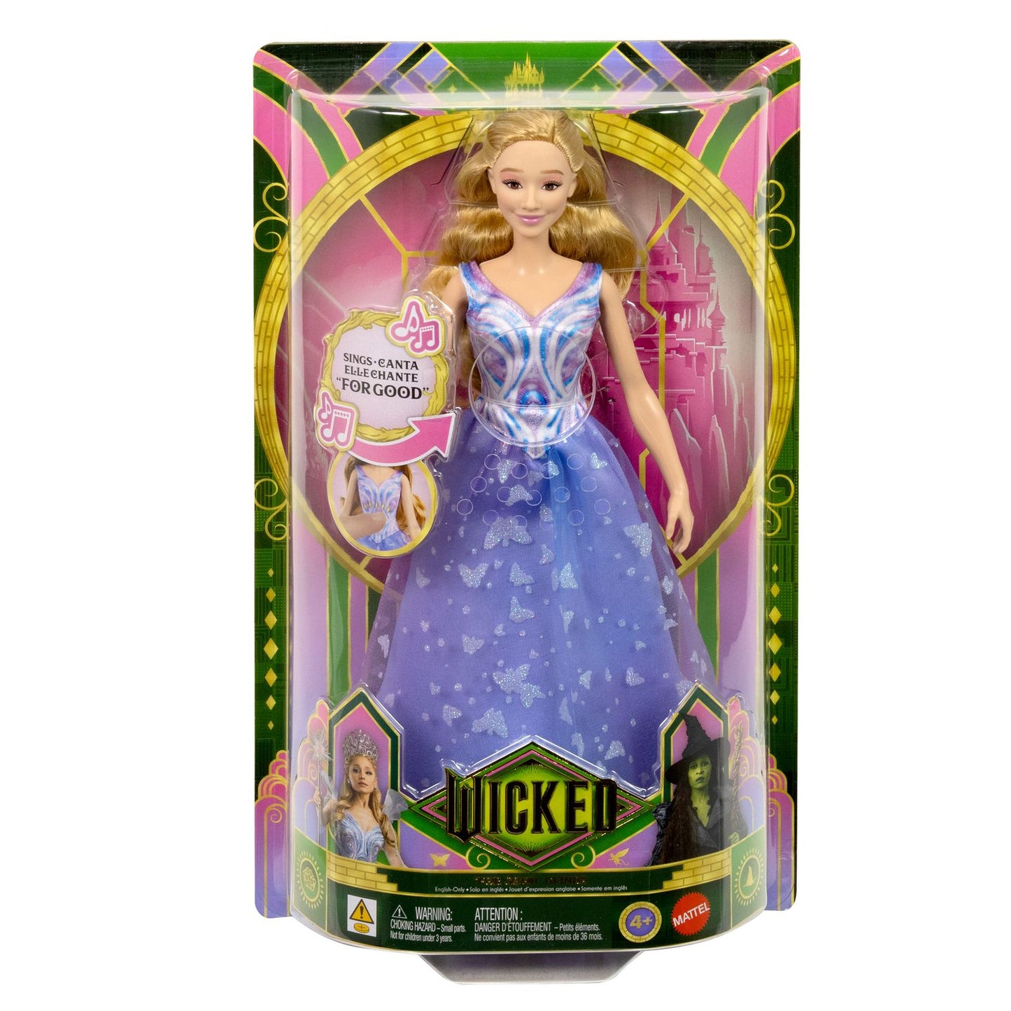 Glinda Singing Doll from Wicked, Includes Batteries