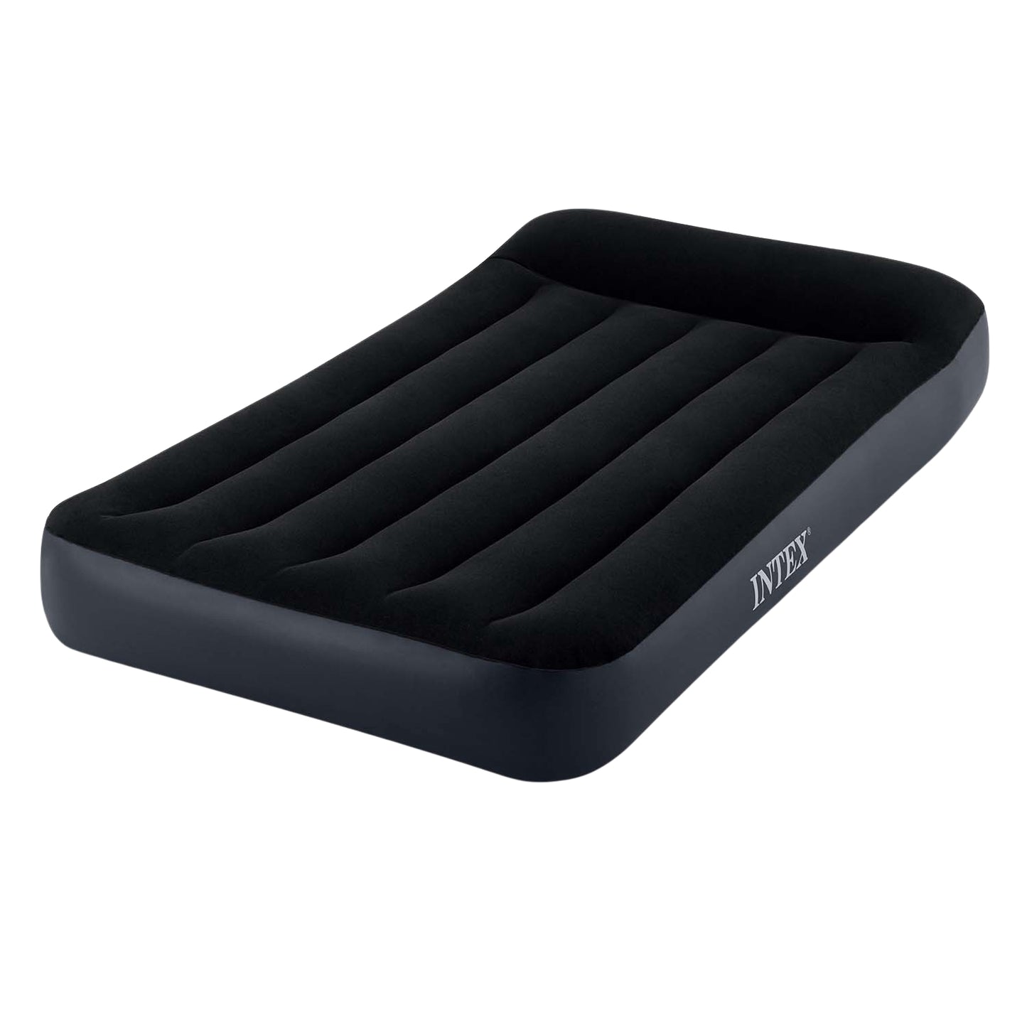 Single Air Mattress 191x99x25 cm, PVC, Velour Surface