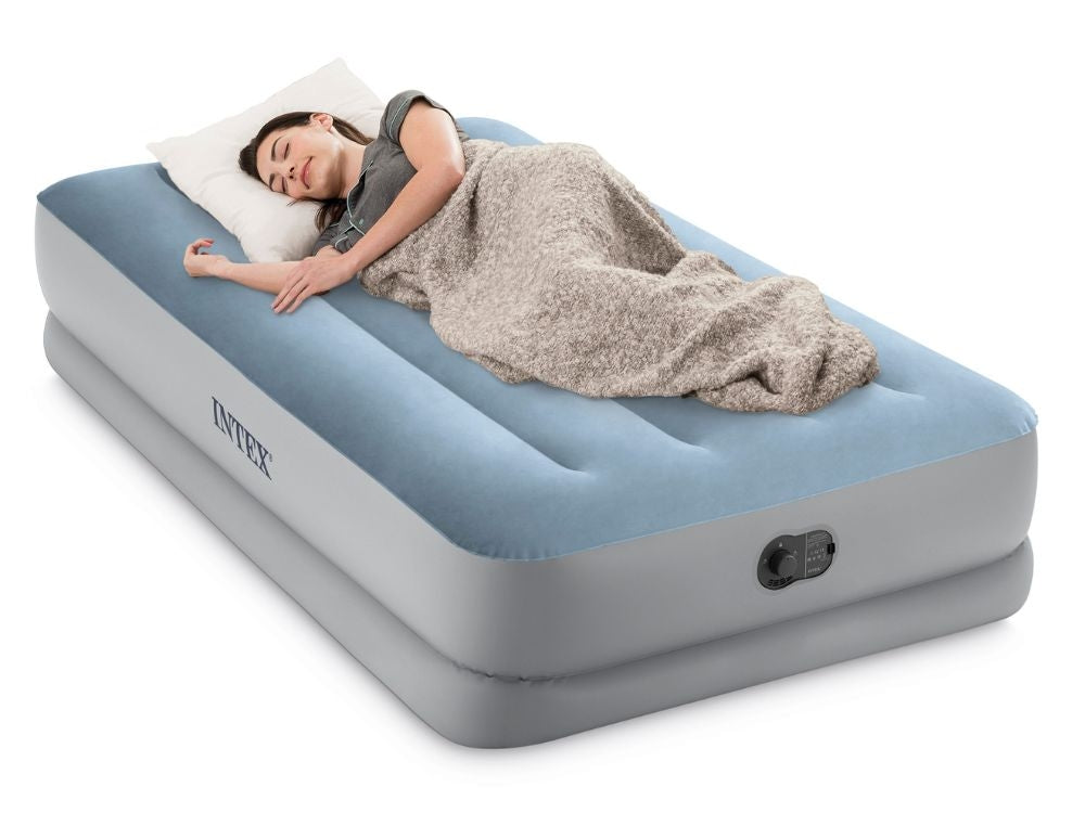 Single Air Mattress 191x99x36 cm with USB Pump