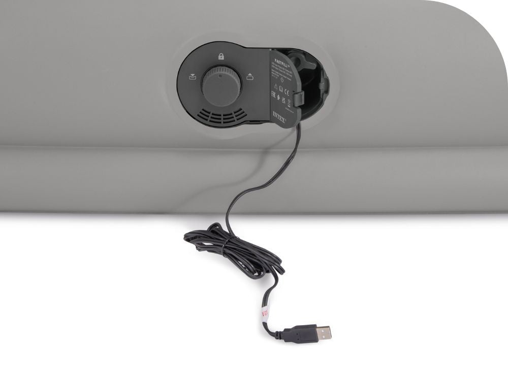 Single Air Mattress 191x99x36 cm with USB Pump