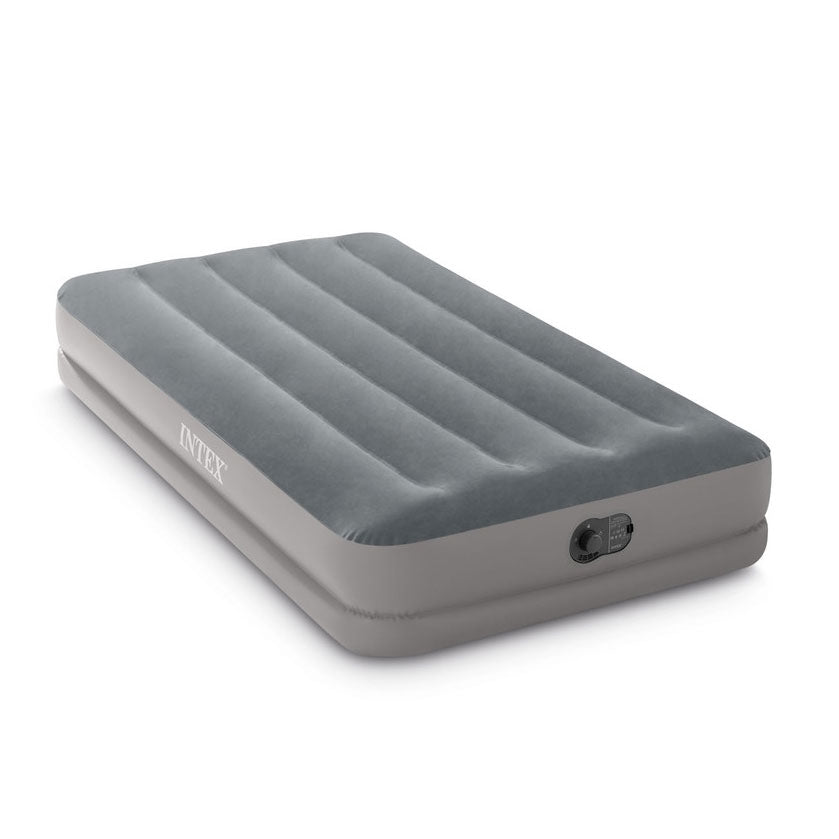 Single Air Mattress with Built-In Pump, 191x99x30 cm