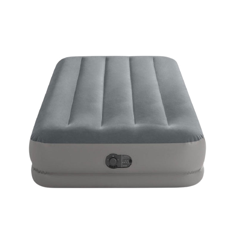 Single Air Mattress with Built-In Pump, 191x99x30 cm