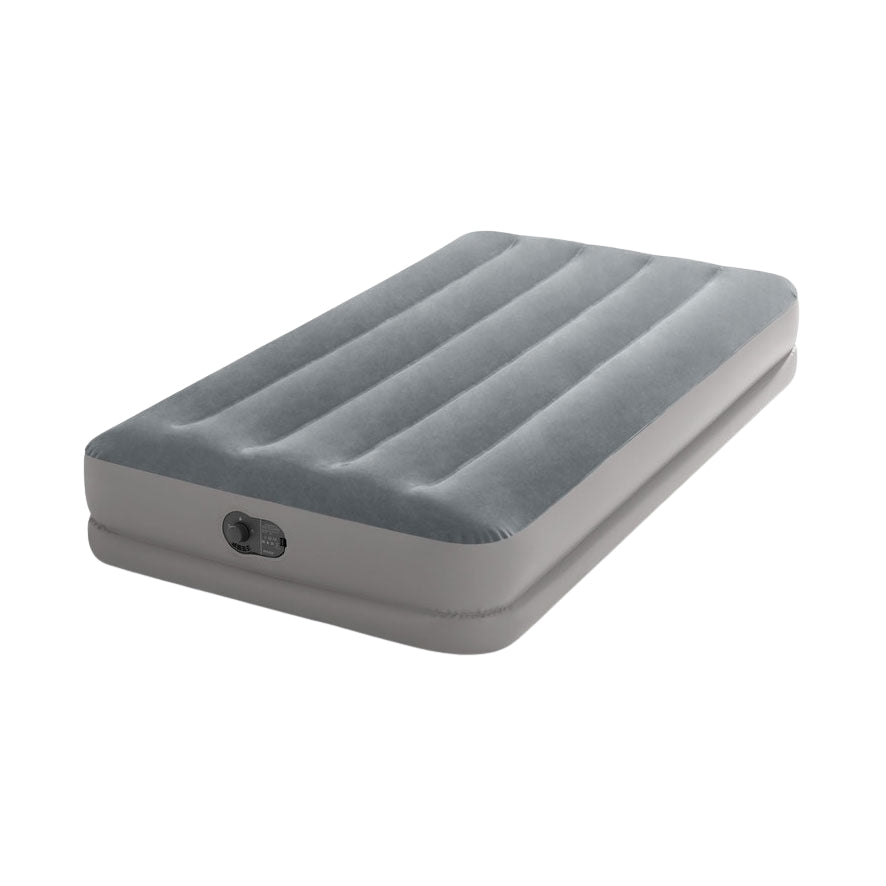 Single Air Mattress with Built-In Pump, 191x99x30 cm