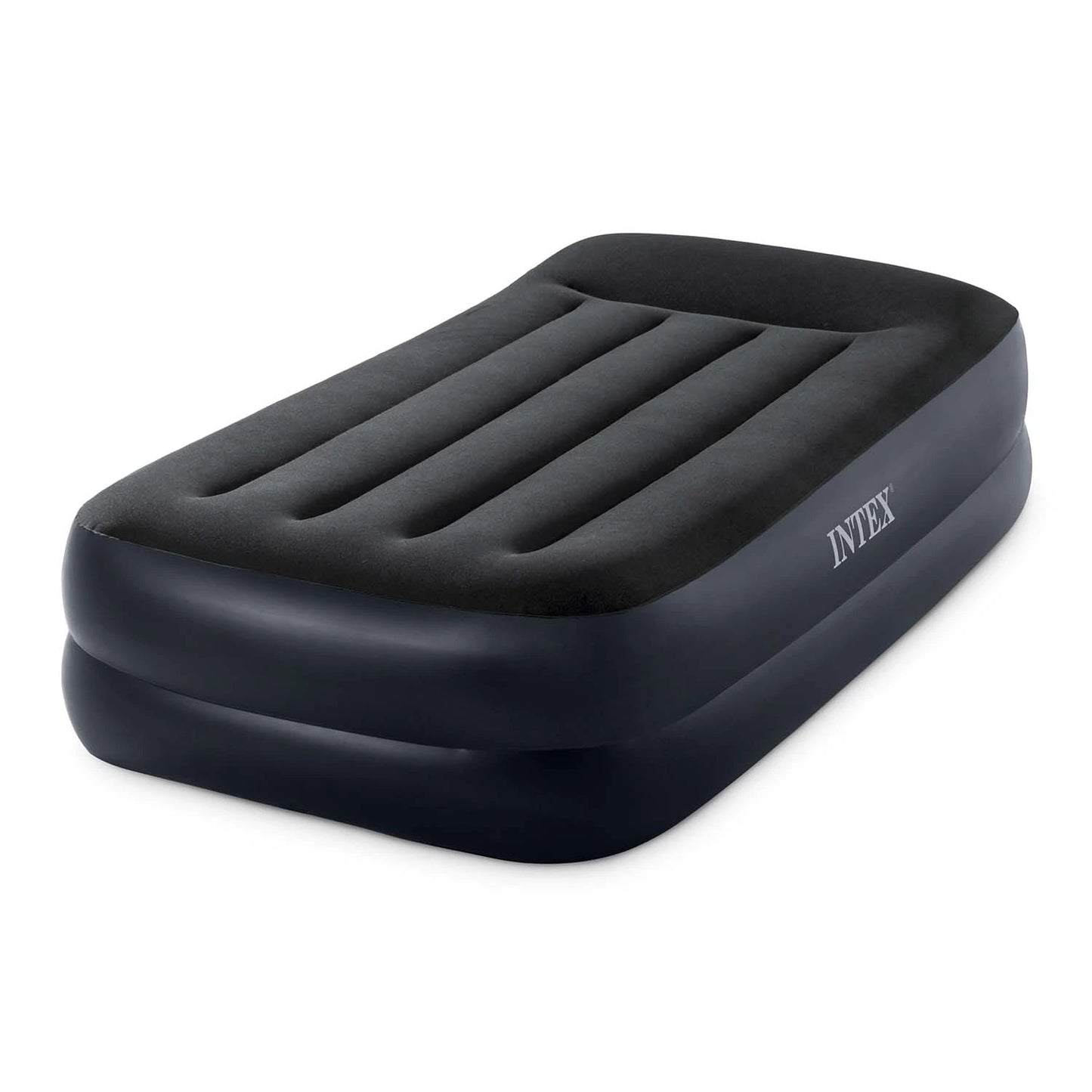 Single Air Mattress with Built-in Pump, 191x99x42 cm