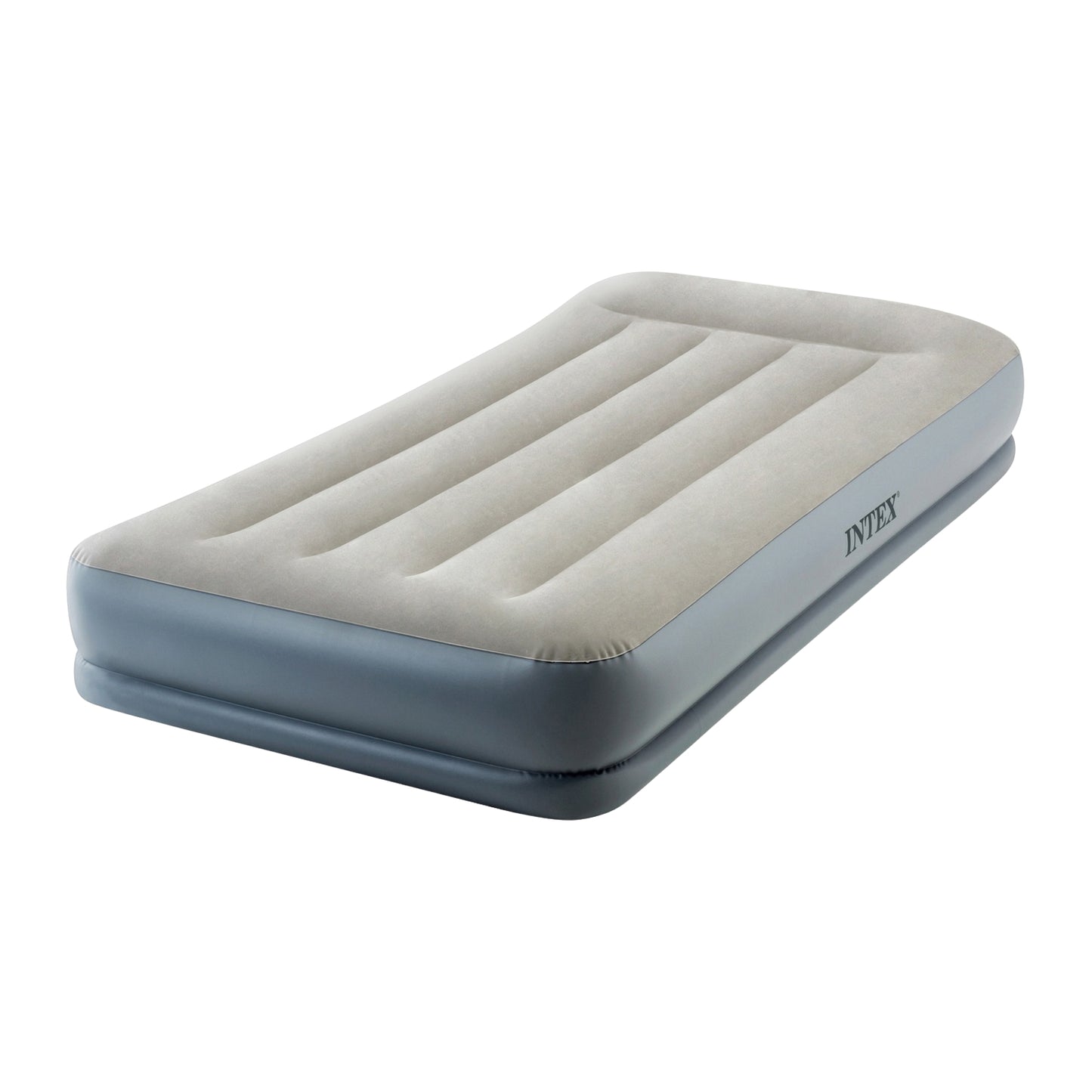 Single Air Mattress with Pump, 191x99 cm