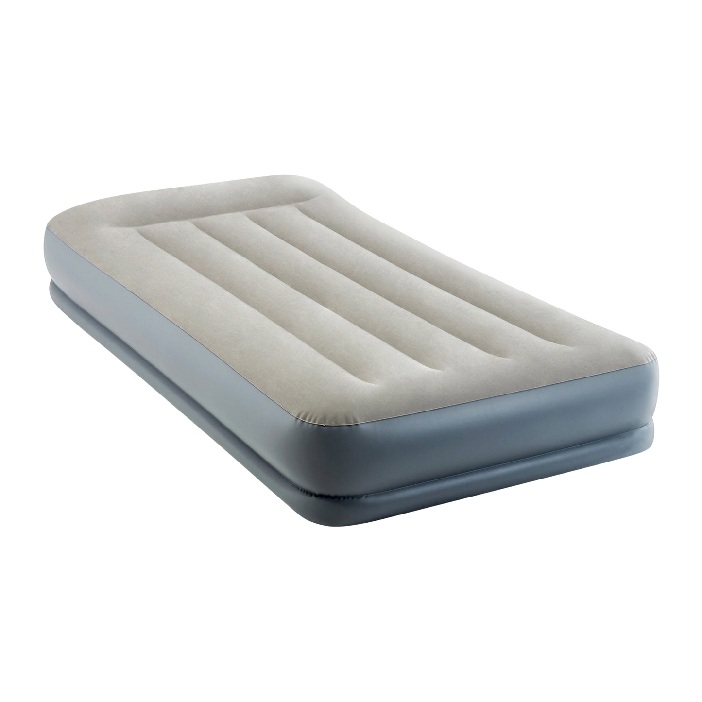Single Air Mattress with Pump, 191x99 cm