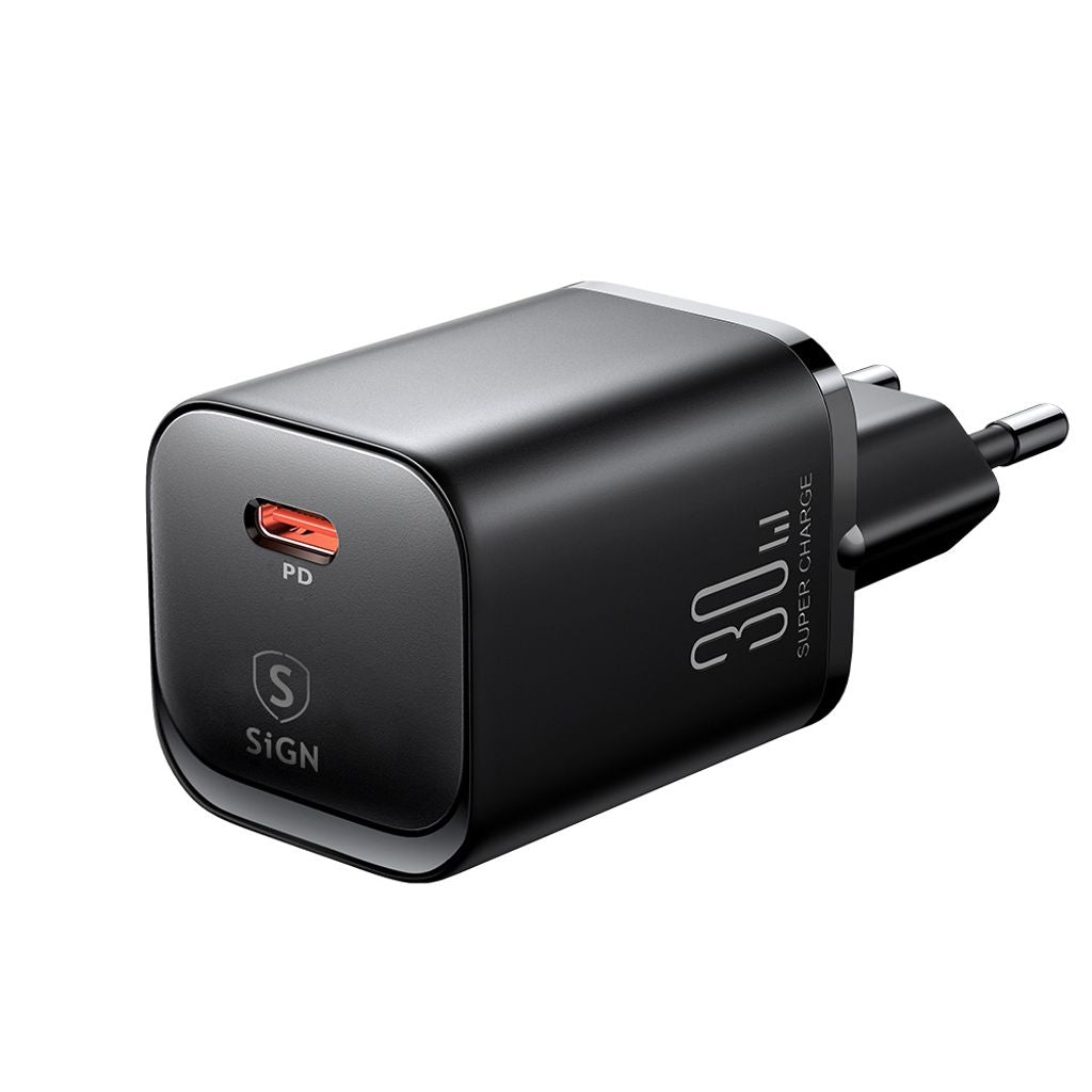 Single-Port Fast Charger, 30W - Black