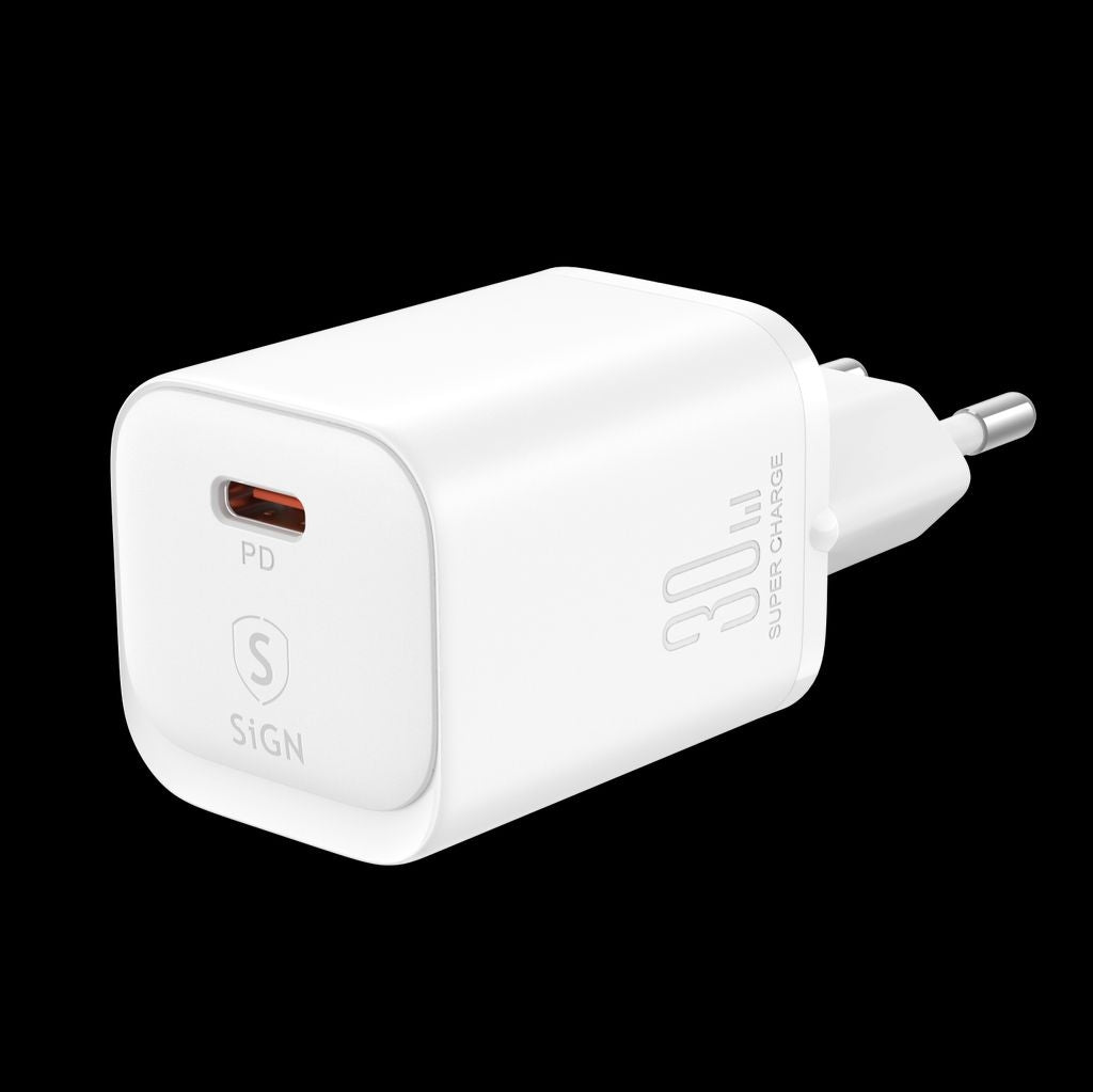 Single-Port Fast Charger, 30W - White