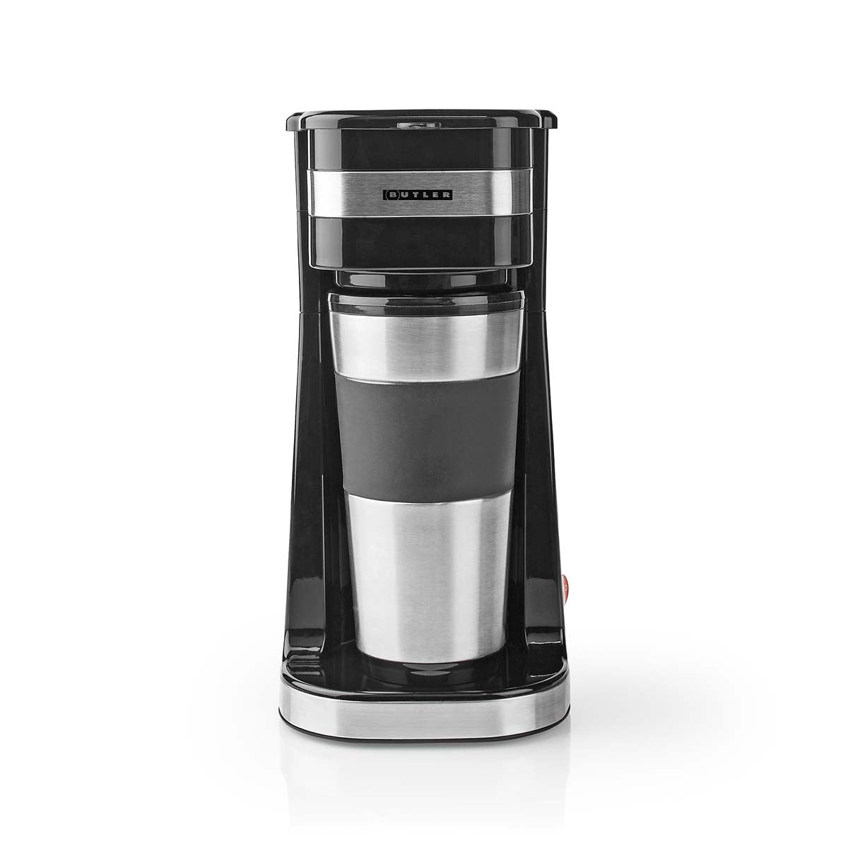 Single-Serve Coffee Maker, 0.4L, 750W, Auto Shut-Off, Black