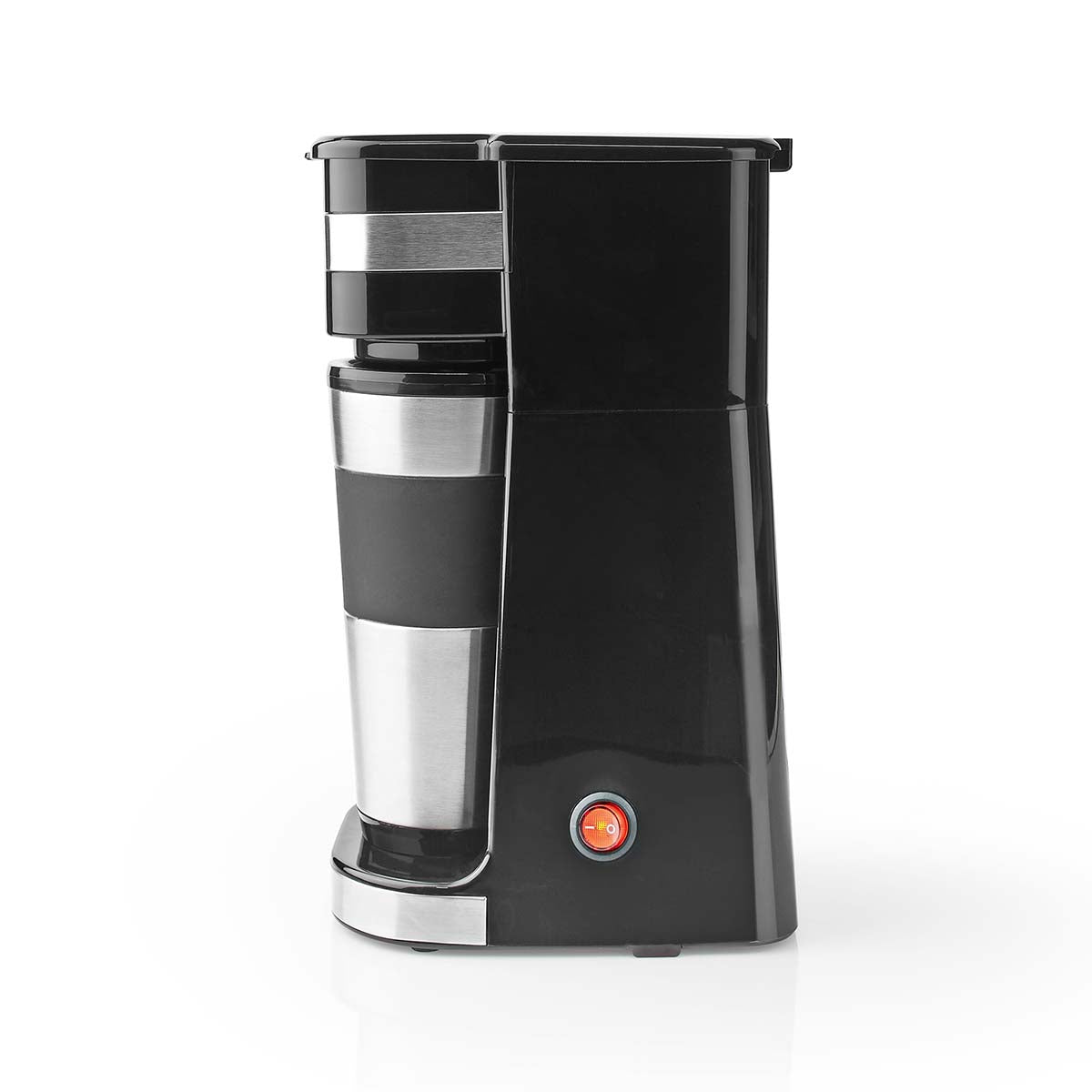 Single-Serve Coffee Maker, 0.4L, 750W, Auto Shut-Off, Black
