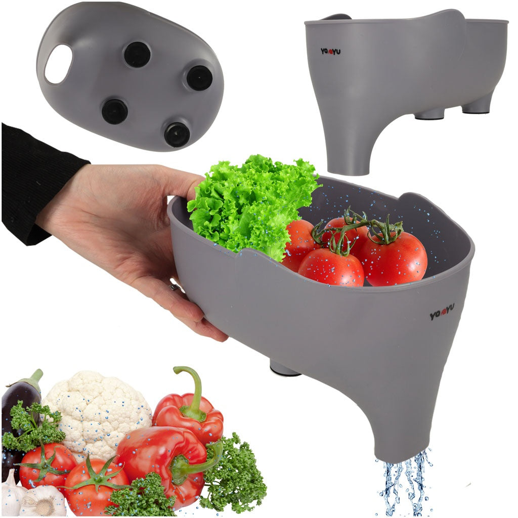Sink strainer colander kitchen organiser elephant