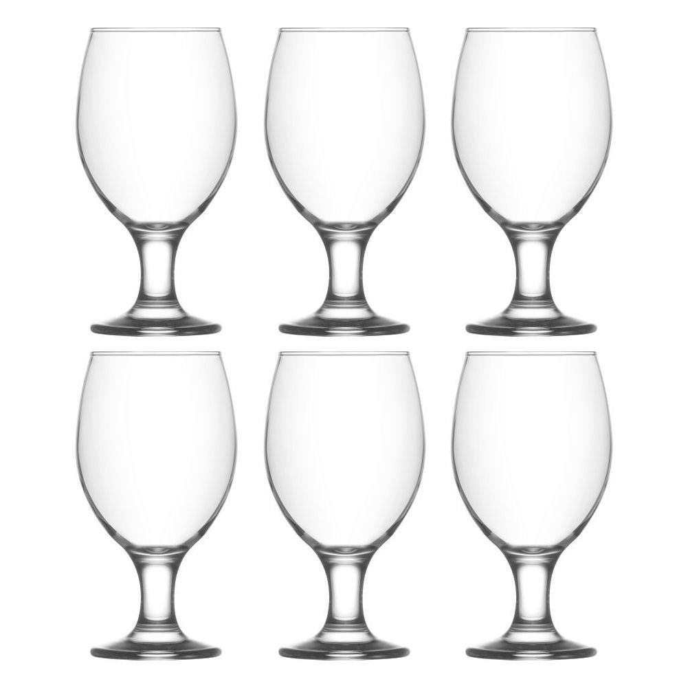 Six elegant glasses for beer and cocktails, dishwasher safe