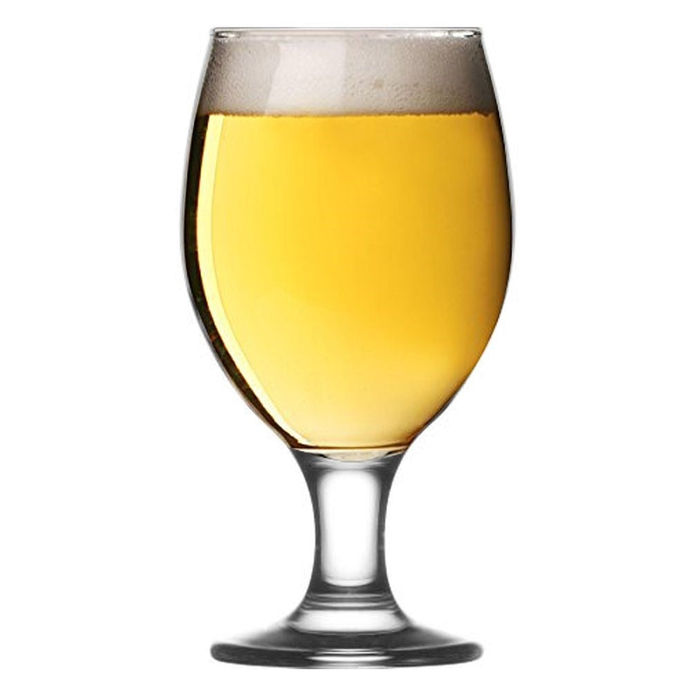 Six elegant glasses for beer and cocktails, dishwasher safe