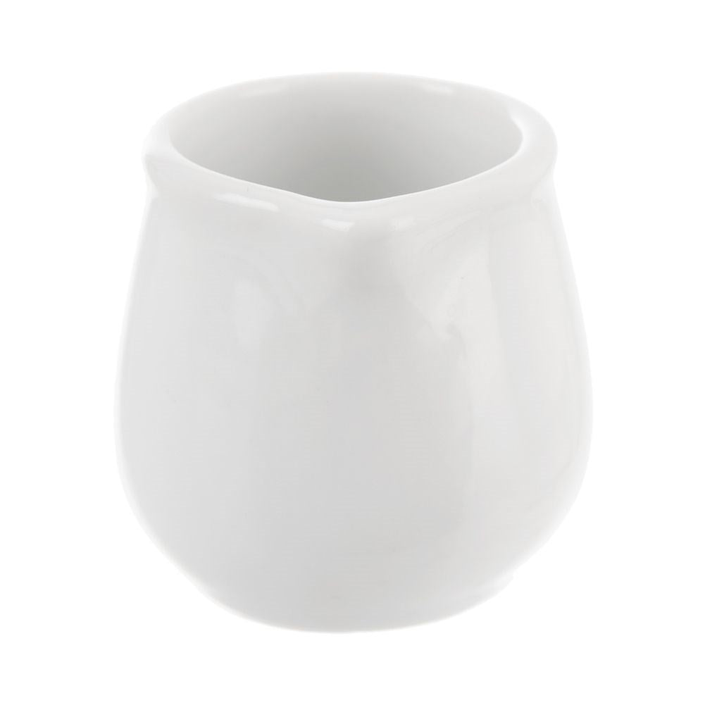 Six elegant porcelain jugs with practical spouts