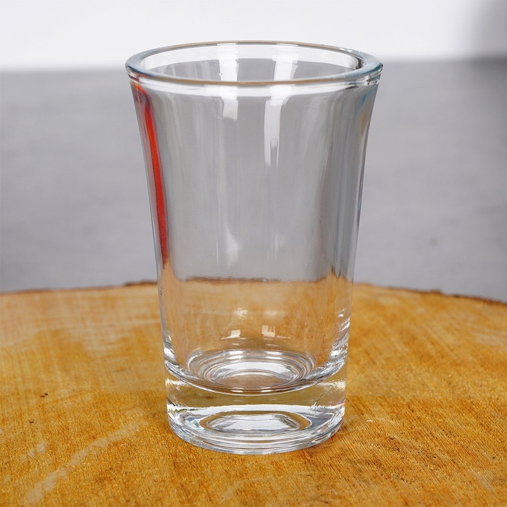 Six glasses for vodka, liqueurs or shots - Dishwasher safe