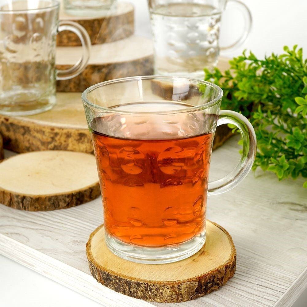 Six glasses with handles - Perfect for coffee and tea