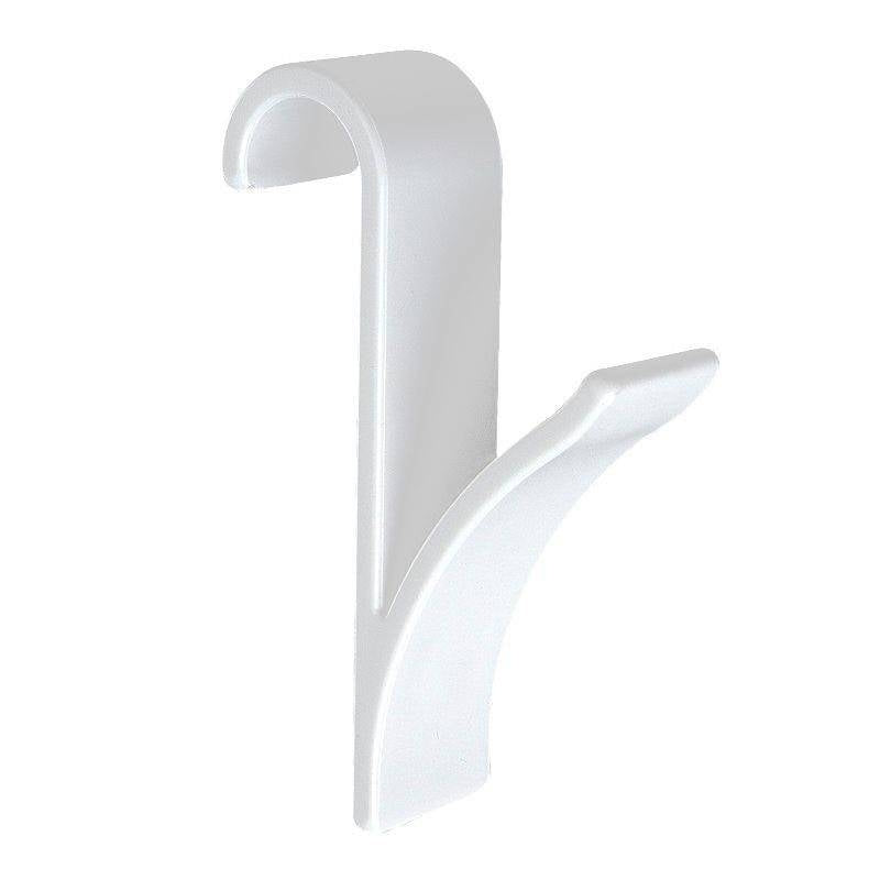 Six hooks for towels and clothes on radiators