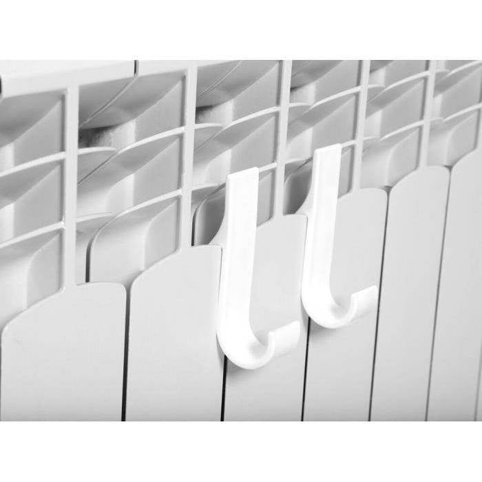 Six hooks for towels and clothes on radiators