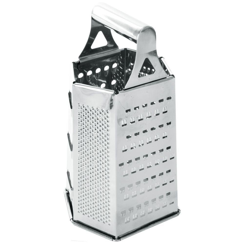Six-sided Stainless Steel Grater for Vegetables, Fruit & Cheese